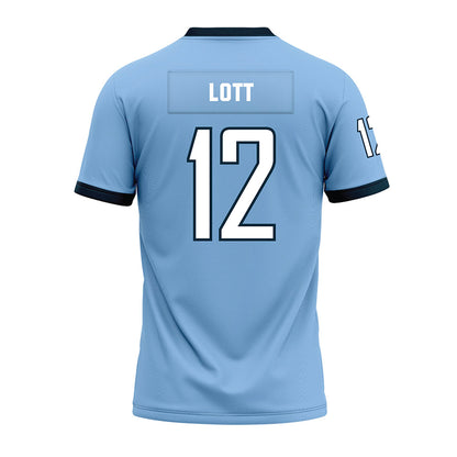 Old Dominion - NCAA Football : Teremun Lott - Light Blue Premium Football Jersey