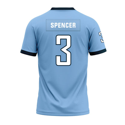 Old Dominion - NCAA Football : Isaiah Spencer - Light Blue Premium Football Jersey