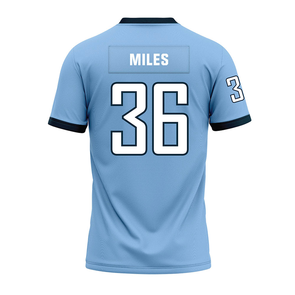 Old Dominion - NCAA Football : Quedrion Miles - Light Blue Premium Football Jersey