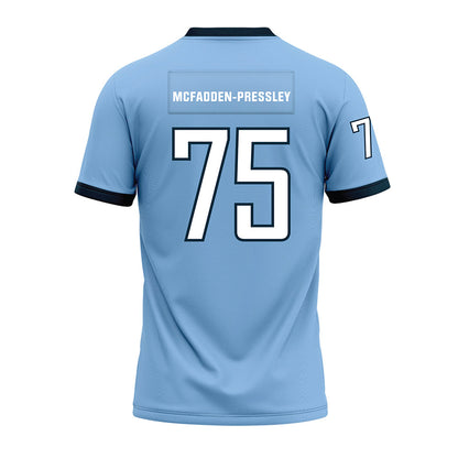 Old Dominion - NCAA Football : Lorenzo McFadden-Pressley - Light Blue Premium Football Jersey-1