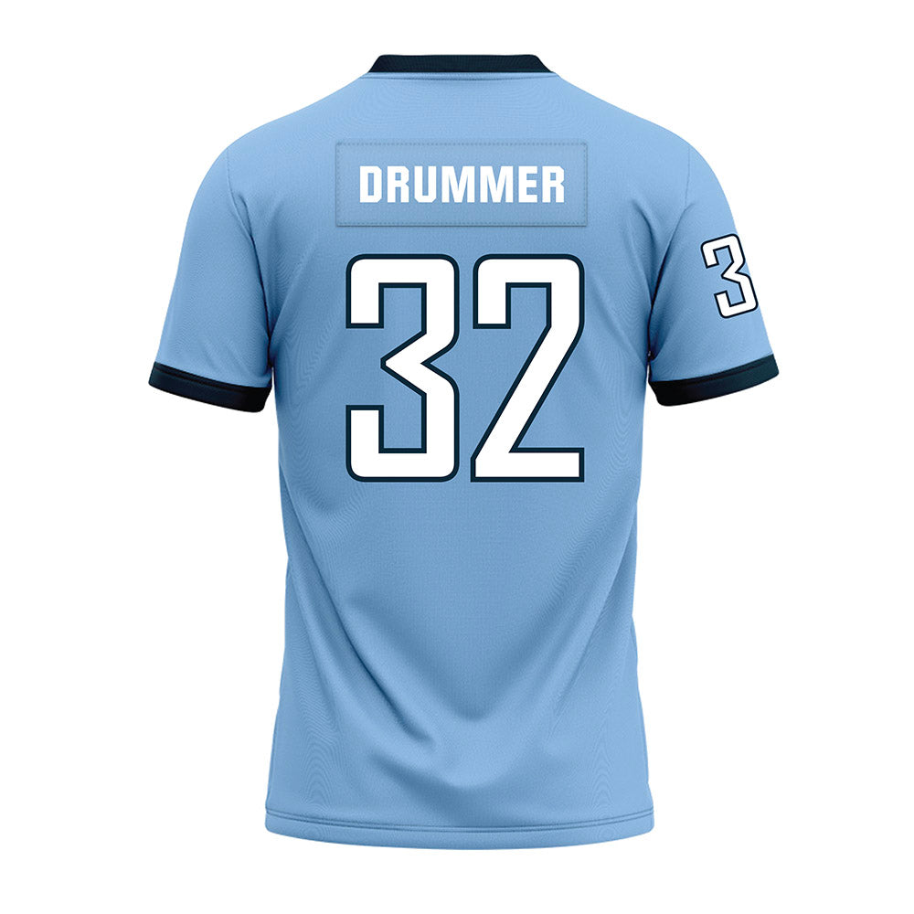 Old Dominion - NCAA Football : Jamez Drummer - Light Blue Premium Football Jersey