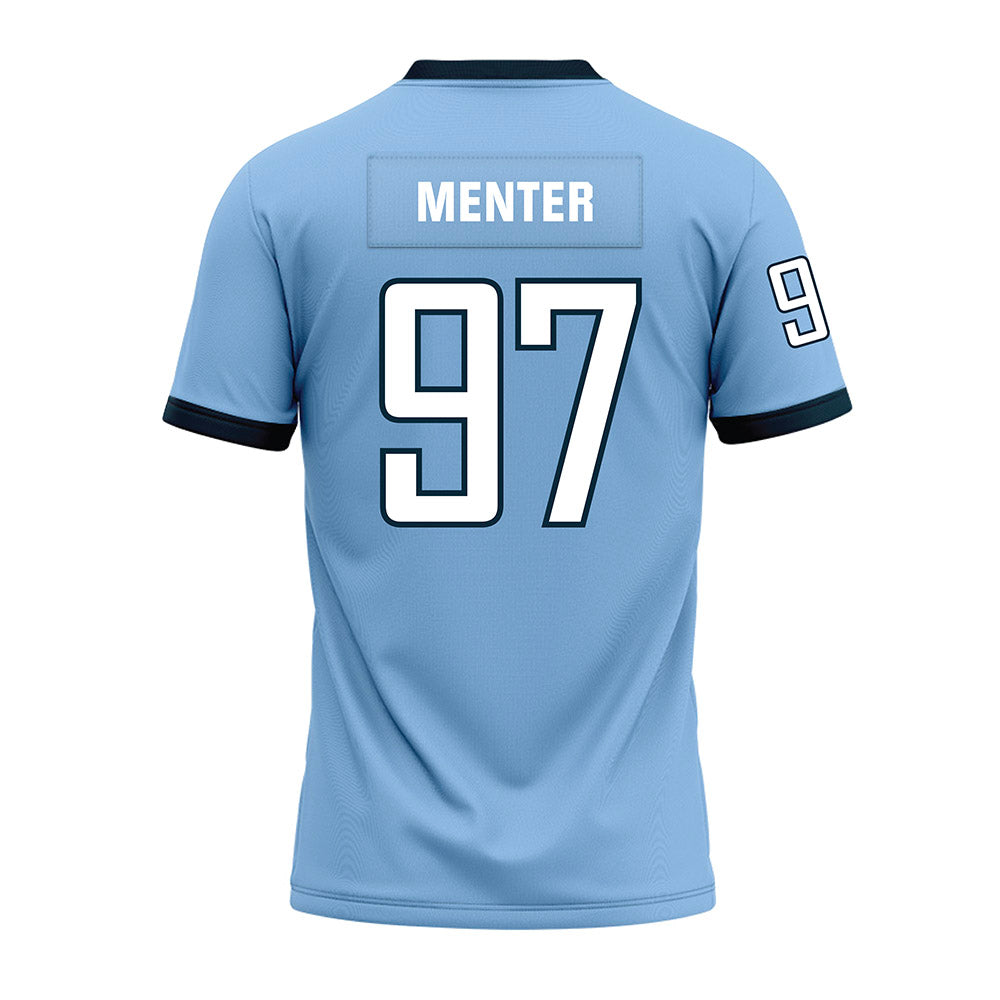 Old Dominion - NCAA Football : LeDarrion Menter - Light Blue Premium Football Jersey-1