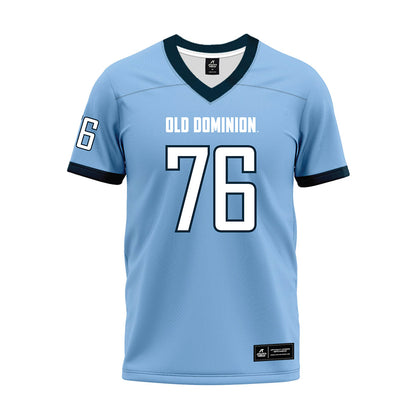 Old Dominion - NCAA Football : Joshua Schuetzmann - Light Blue Premium Football Jersey