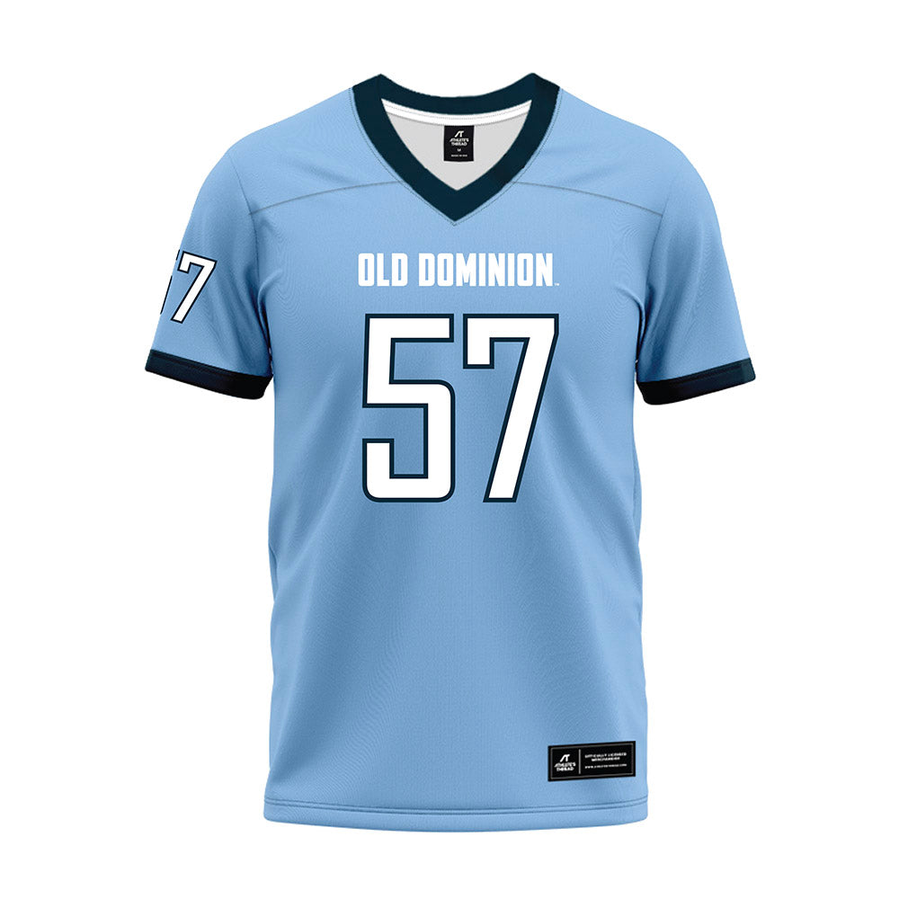 Old Dominion - NCAA Football : Ryan Harvey - Light Blue Premium Football Jersey