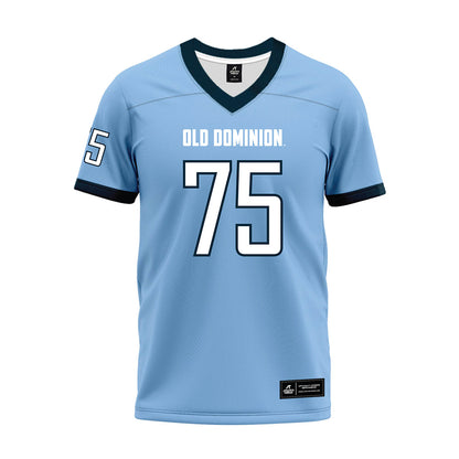 Old Dominion - NCAA Football : Lorenzo McFadden-Pressley - Light Blue Premium Football Jersey-0