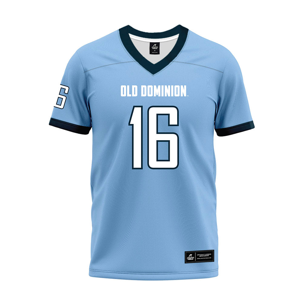 Old Dominion - NCAA Football : Khian'Dre Harris - Light Blue Premium Football Jersey