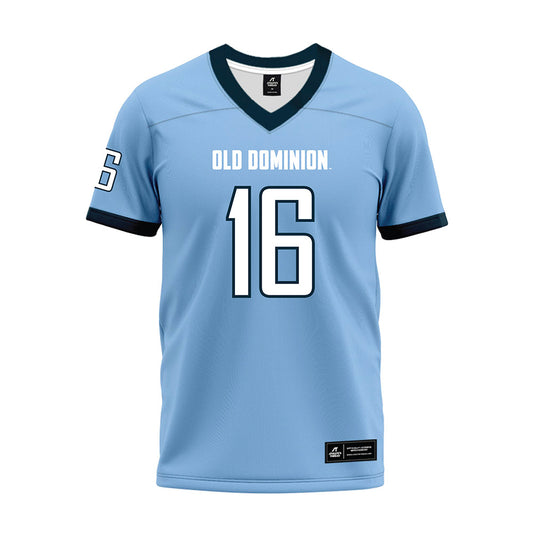 Old Dominion - NCAA Football : Khian'Dre Harris - Light Blue Premium Football Jersey