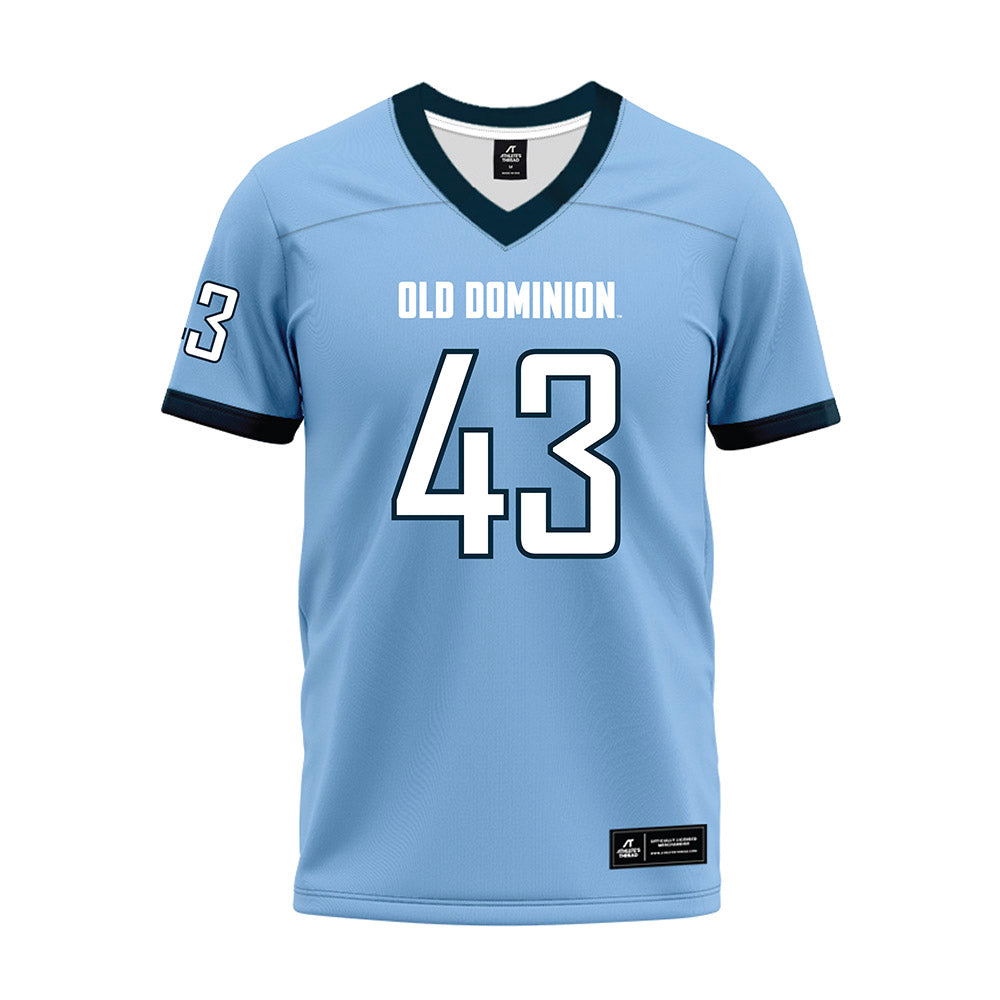 Old Dominion - NCAA Football : Kristopher Trinidad - Light Blue Premium Football Jersey