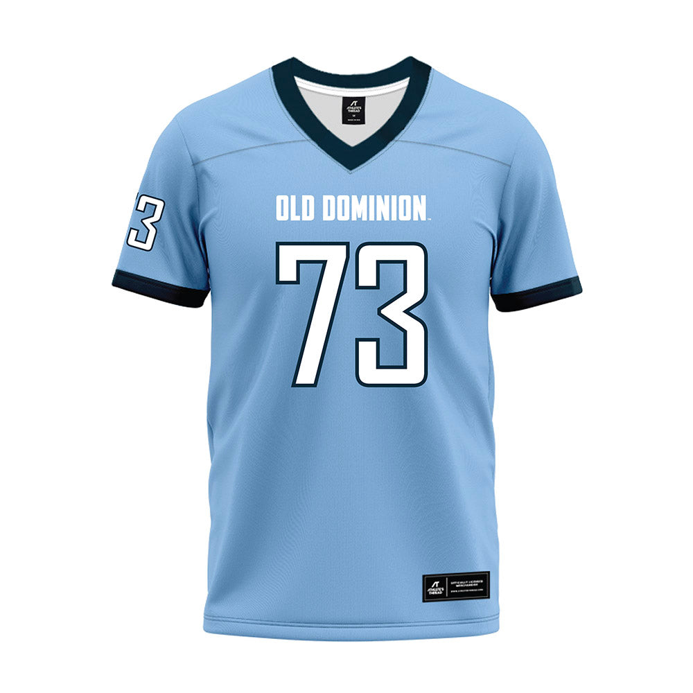 Old Dominion - NCAA Football : Connor Drake - Light Blue Premium Football Jersey