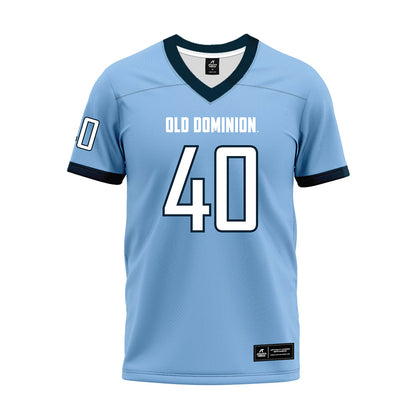 Old Dominion - NCAA Football : Hunter Malecki - Light Blue Premium Football Jersey-0