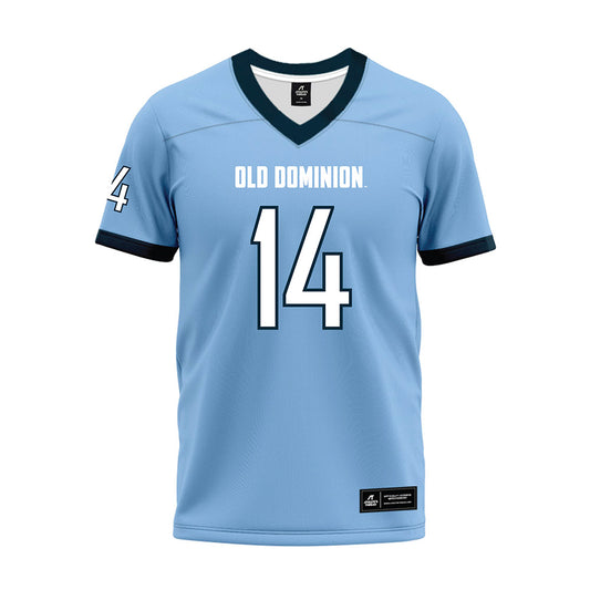 Old Dominion - NCAA Football : Marco Tyson - Light Blue Premium Football Jersey-0