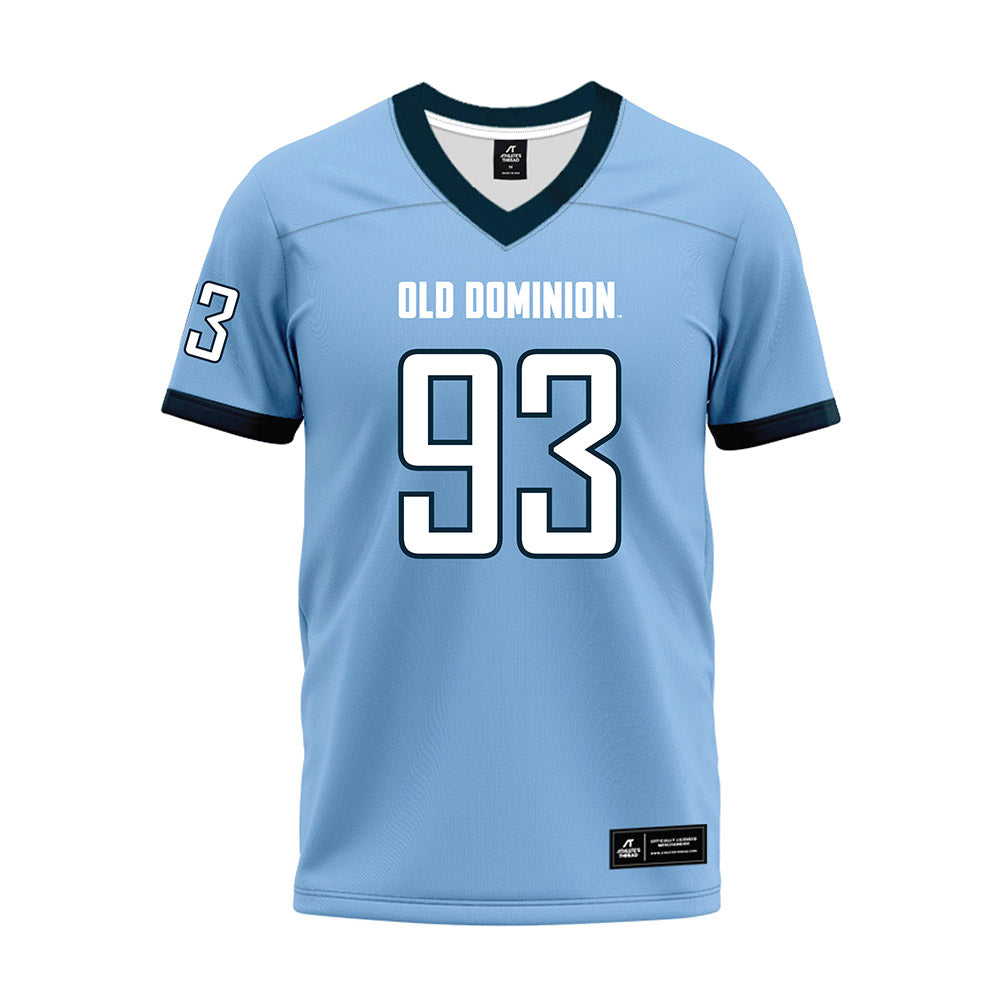 Old Dominion - NCAA Football : Nathanial Eichner - Light Blue Premium Football Jersey