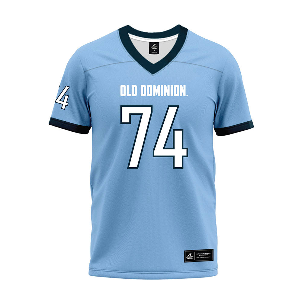 Old Dominion - NCAA Football : Carson Bradley - Light Blue Premium Football Jersey-0