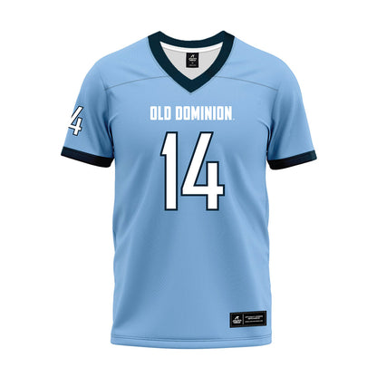 Old Dominion - NCAA Football : Monterio Smith - Light Blue Premium Football Jersey