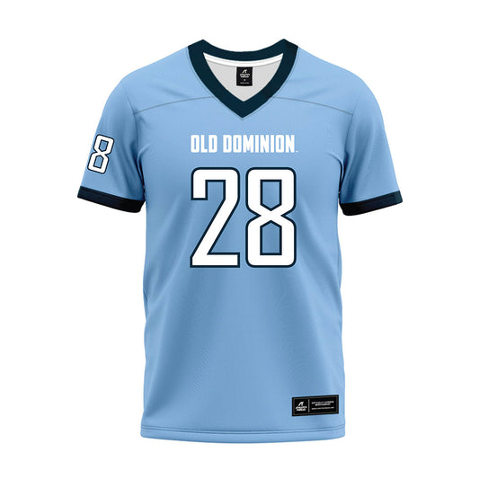Old Dominion - NCAA Football : Troy Marquez - Light Blue Premium Football Jersey-0