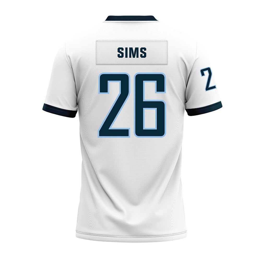 Old Dominion - NCAA Football : Tariq Sims - White Premium Football Jersey