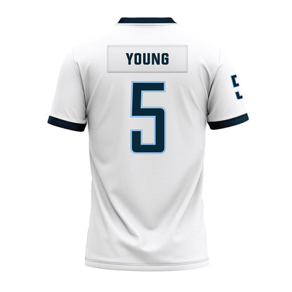 Old Dominion - NCAA Football : Aaron Young - White Premium Football Jersey