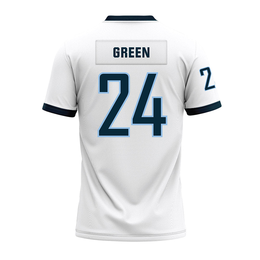 Old Dominion - NCAA Football : Everaud Green - White Premium Football Jersey