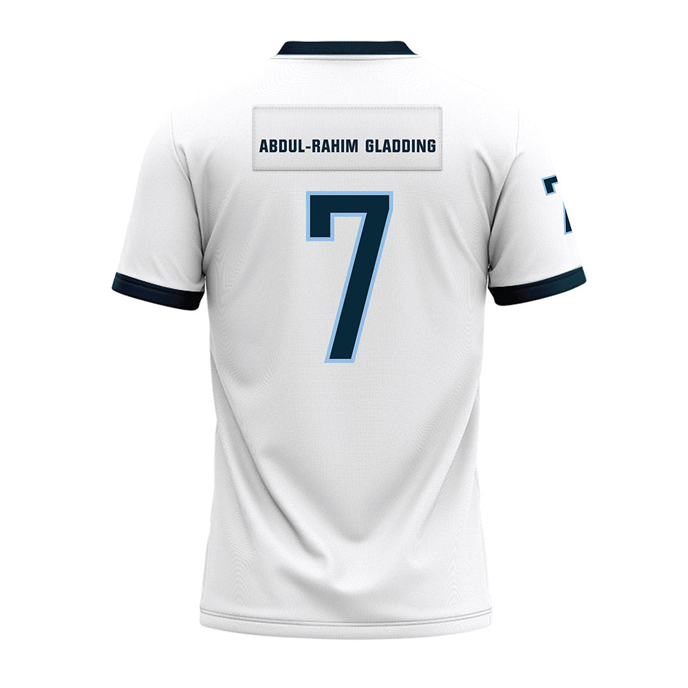 Old Dominion - NCAA Football : Na'eem Abdul-Rahim Gladding - White Premium Football Jersey-1