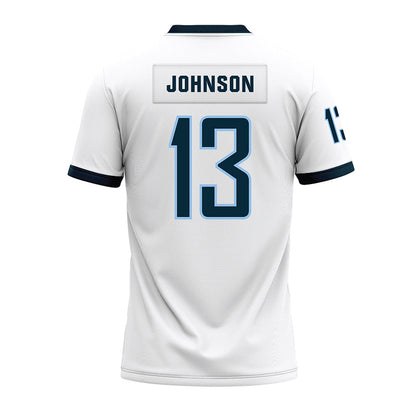 Old Dominion - NCAA Football : Lonnie Johnson - White Premium Football Jersey-1