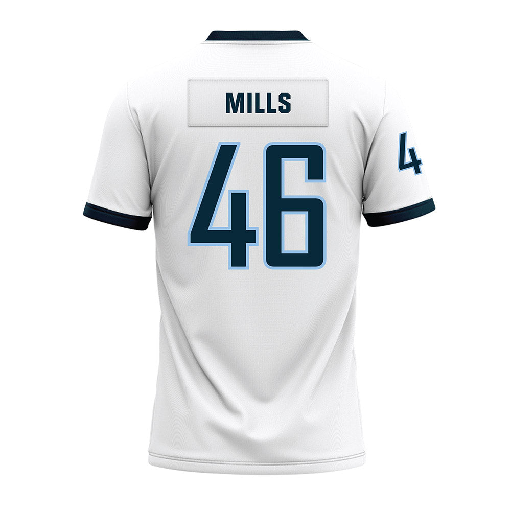 Old Dominion - NCAA Football : Edward Mills - White Premium Football Jersey-1