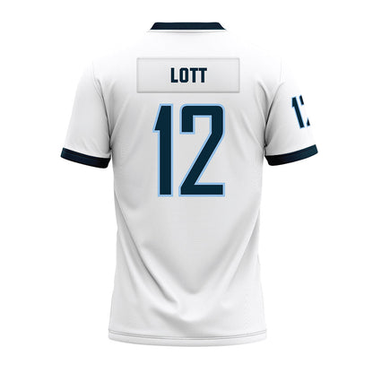 Old Dominion - NCAA Football : Teremun Lott - White Premium Football Jersey