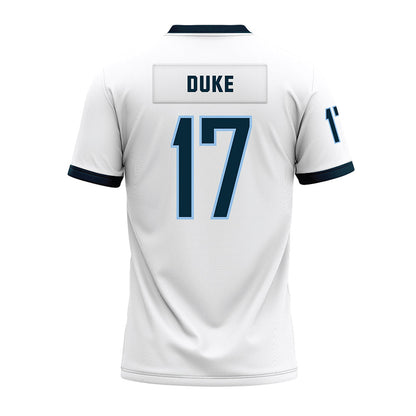 Old Dominion - NCAA Football : Damon Duke - White Premium Football Jersey-1