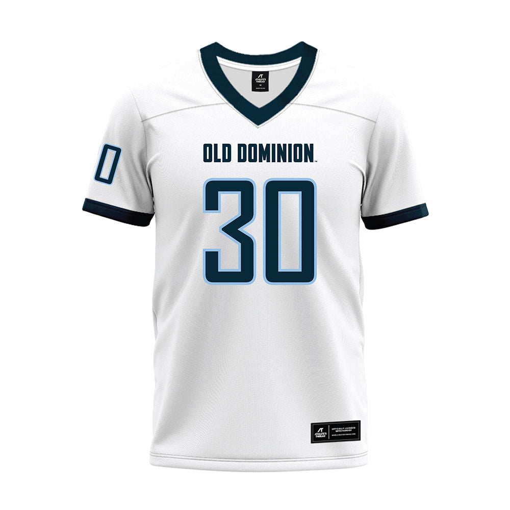 Old Dominion - NCAA Football : Brendan Durkin - White Premium Football Jersey-0