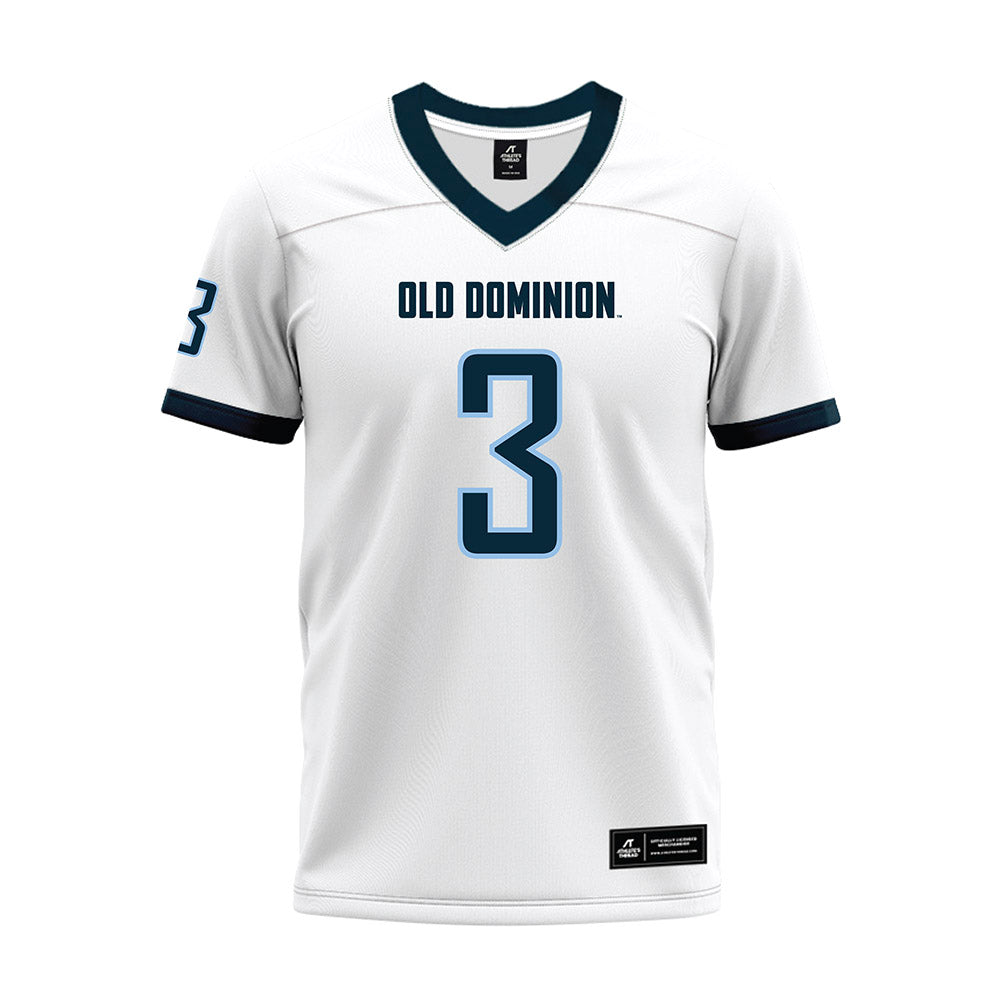 Old Dominion - NCAA Football : Mario Easterly - White Premium Football Jersey