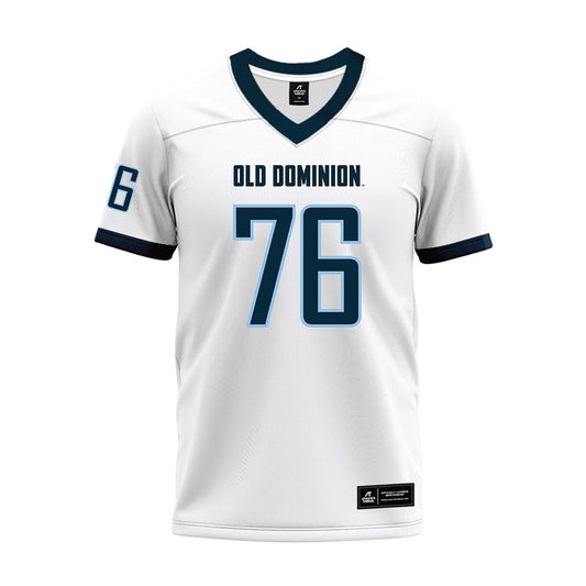 Old Dominion - NCAA Football : Joshua Schuetzmann - White Premium Football Jersey