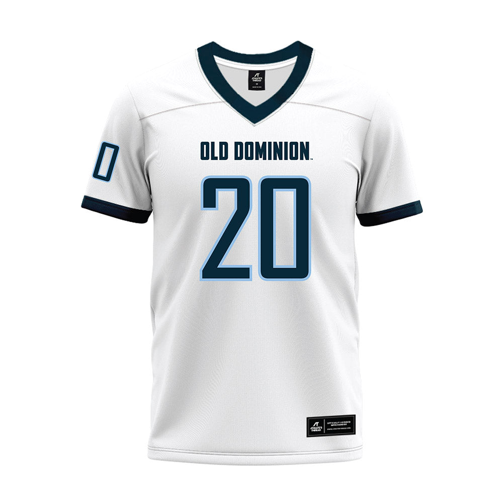 Old Dominion - NCAA Football : Langston Williams - White Premium Football Jersey-0