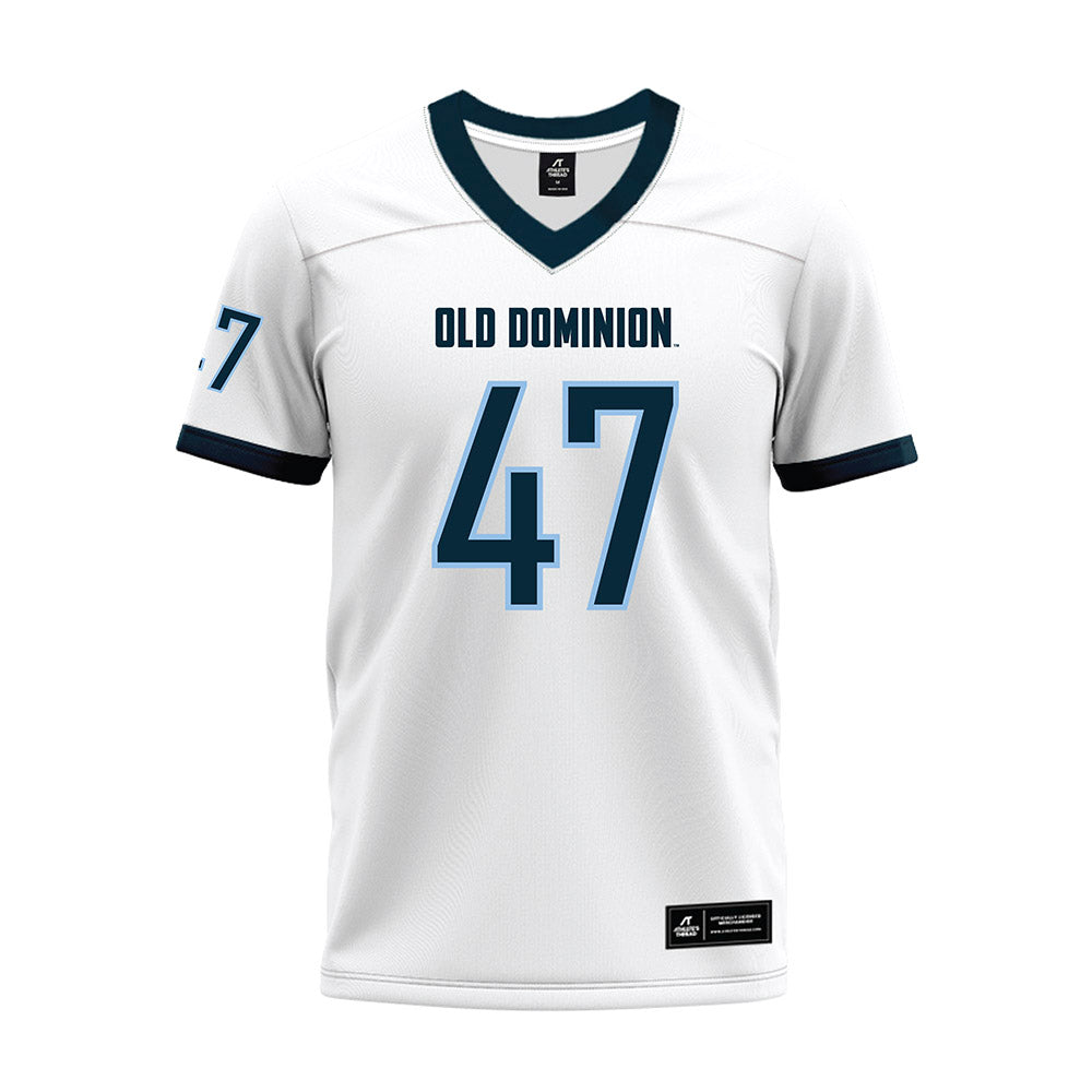 Old Dominion - NCAA Football : Ethan Chang - White Premium Football Jersey