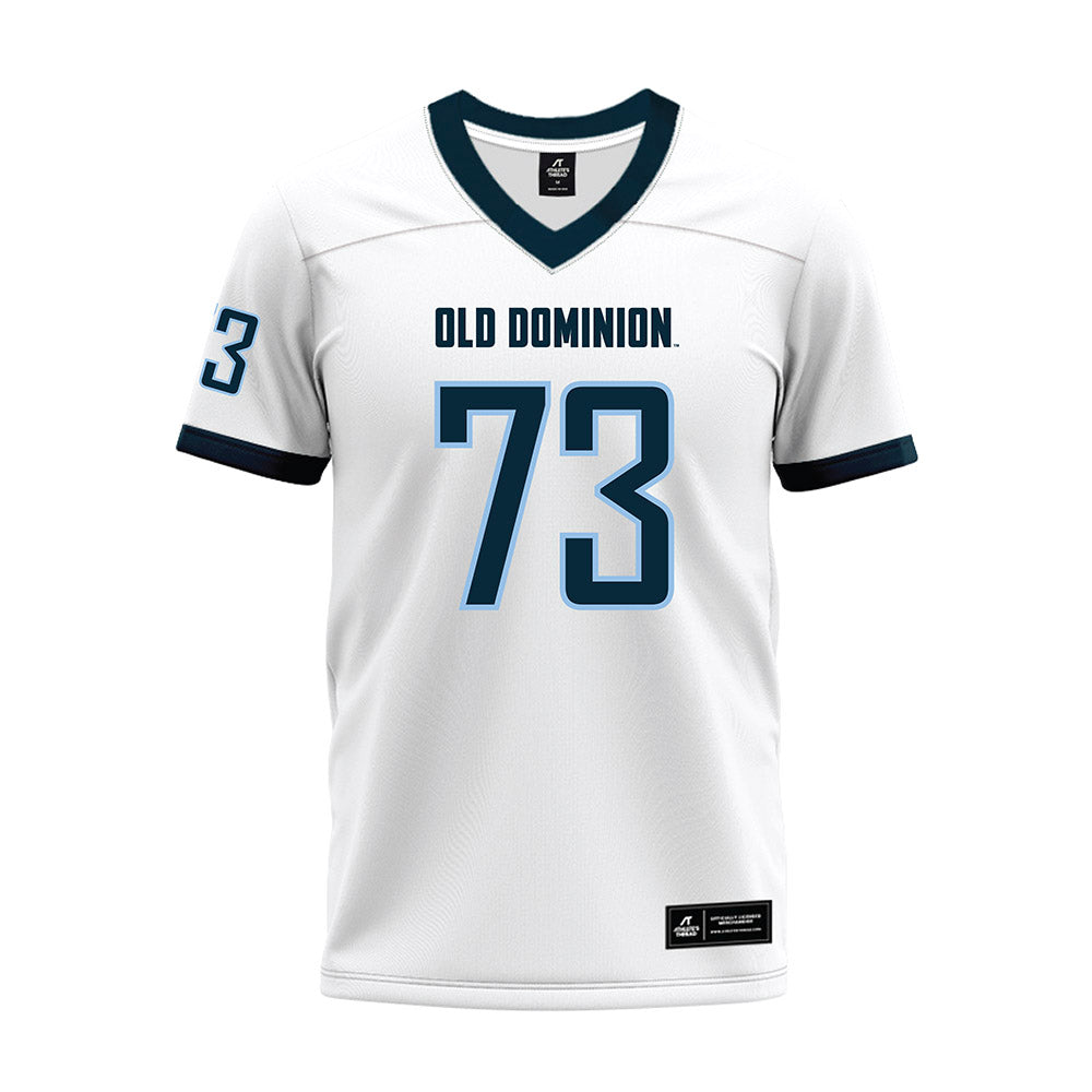 Old Dominion - NCAA Football : Connor Drake - White Premium Football Jersey