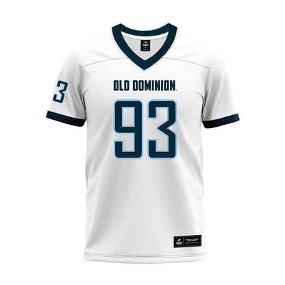 Old Dominion - NCAA Football : Nathanial Eichner - White Premium Football Jersey