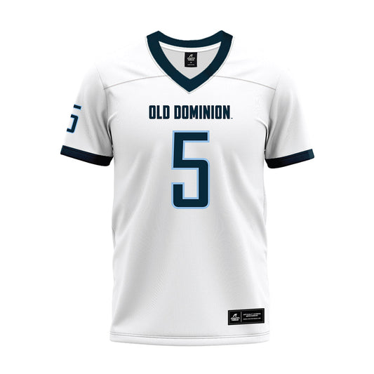 Old Dominion - NCAA Football : Brandon Crutchfield - White Premium Football Jersey-0
