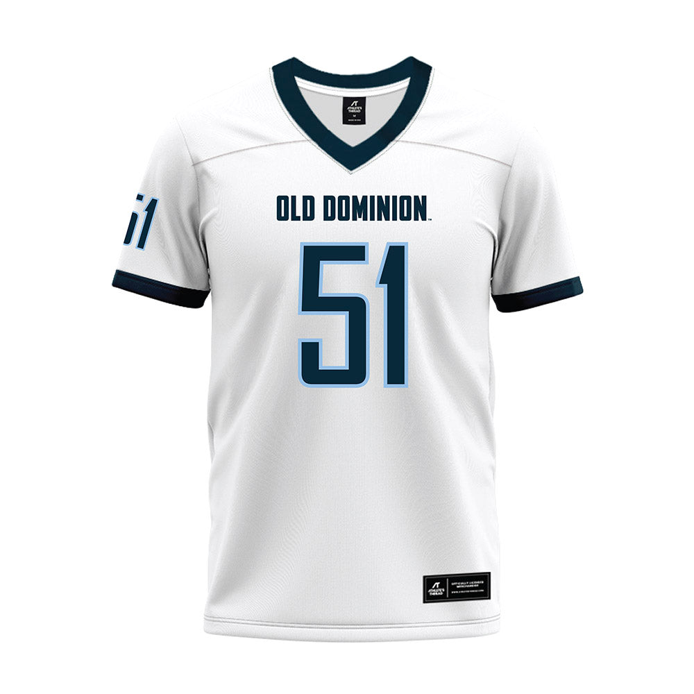 Old Dominion - NCAA Football : Michael Flores - White Premium Football Jersey