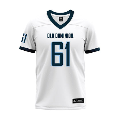 Old Dominion - NCAA Football : Jack Scala - White Premium Football Jersey-0