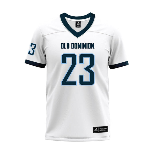 Old Dominion - NCAA Football : Je'Careon Lathan - White Premium Football Jersey