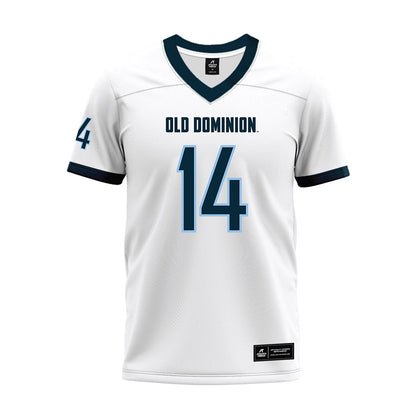 Old Dominion - NCAA Football : Monterio Smith - White Premium Football Jersey