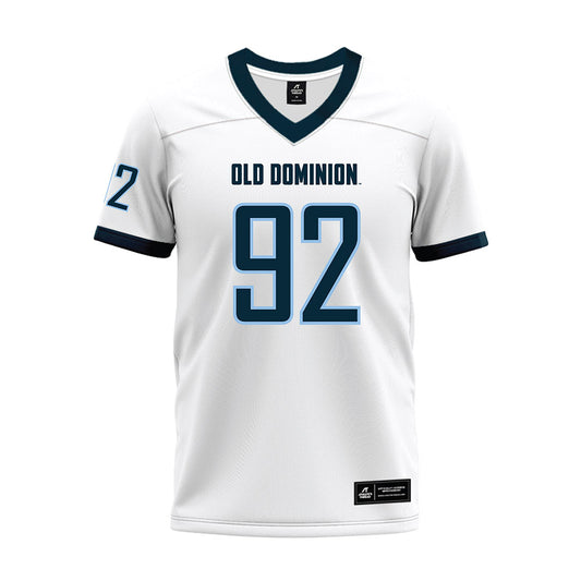 Old Dominion - NCAA Football : Lucas Banks - White Premium Football Jersey-0