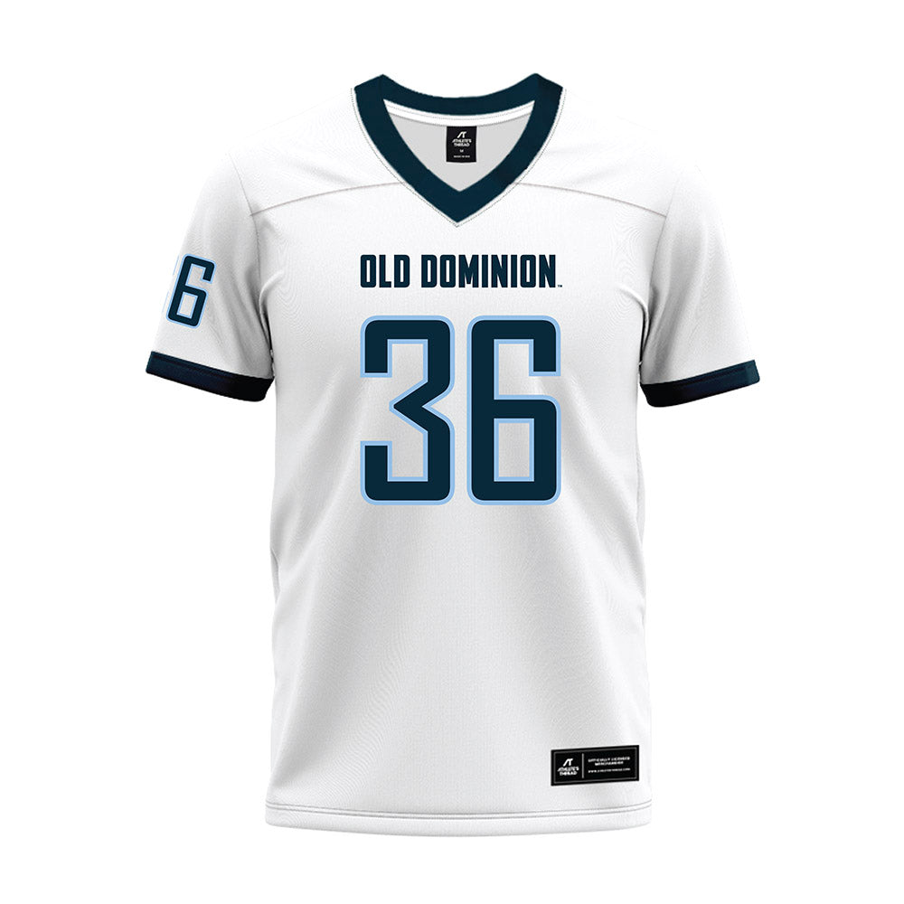 Old Dominion - NCAA Football : Quedrion Miles - White Premium Football Jersey