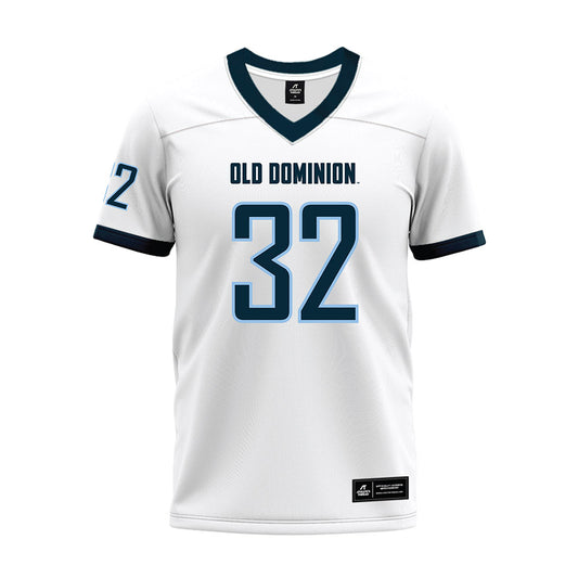 Old Dominion - NCAA Football : Jamez Drummer - White Premium Football Jersey