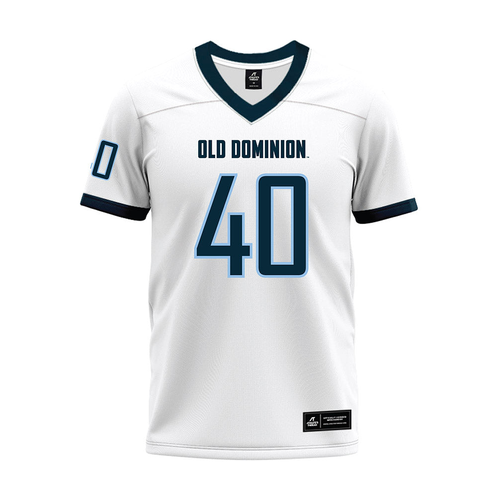 Old Dominion - NCAA Football : Hunter Malecki - White Premium Football Jersey-0