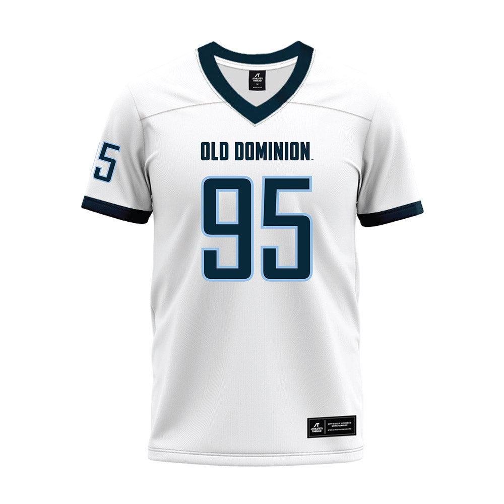 Old Dominion - NCAA Football : Ahmaad Foster - White Premium Football Jersey