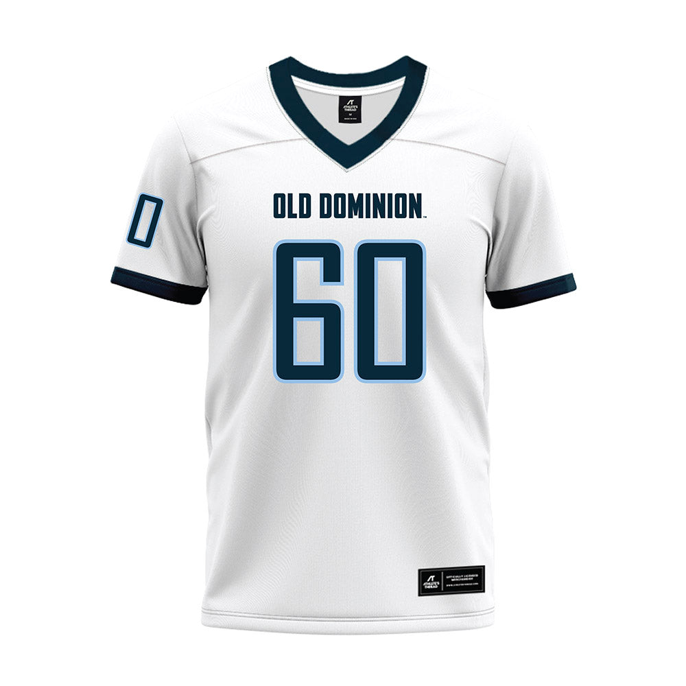 Old Dominion - NCAA Football : Braden Ellis - White Premium Football Jersey-0