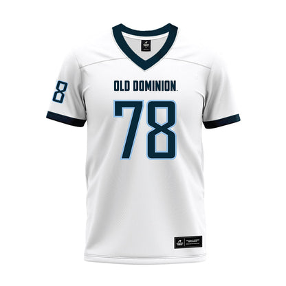 Old Dominion - NCAA Football : Elijah Hoskin - White Premium Football Jersey