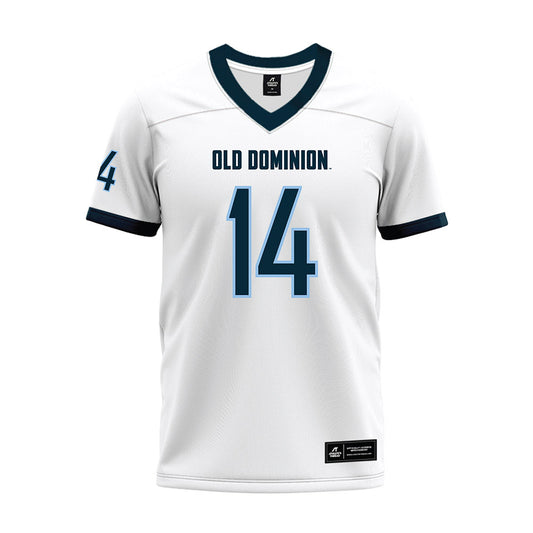 Old Dominion - NCAA Football : Marco Tyson - White Premium Football Jersey-0