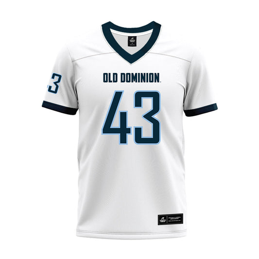 Old Dominion - NCAA Football : Kristopher Trinidad - White Premium Football Jersey