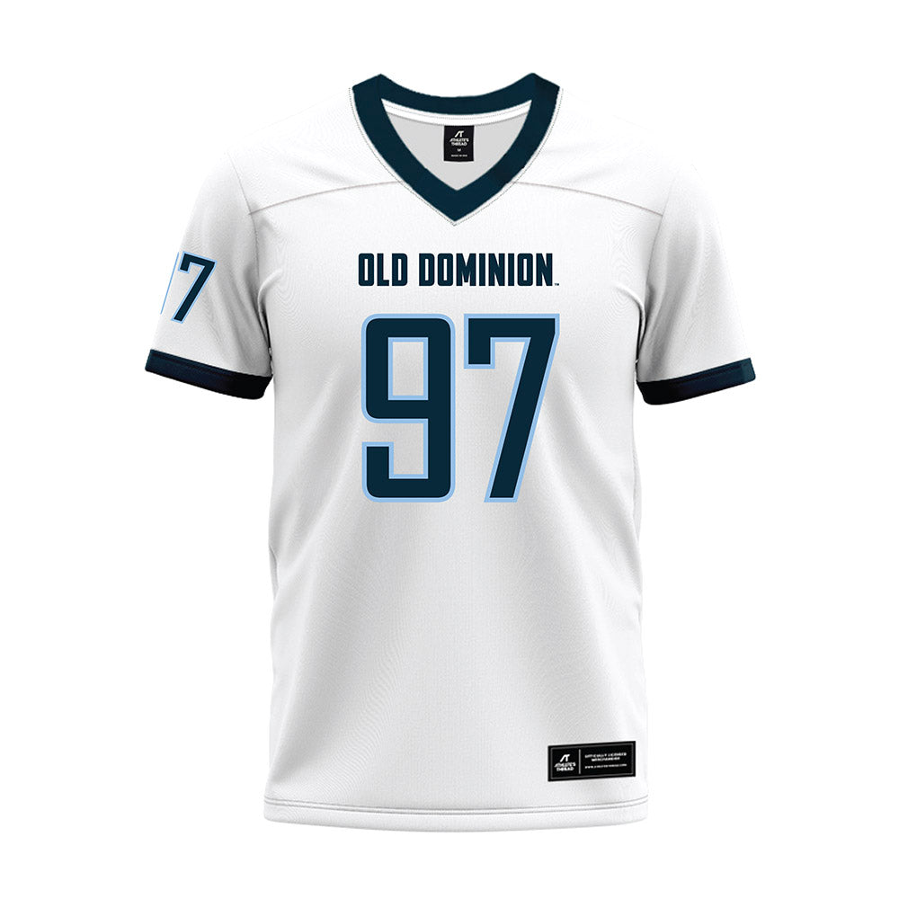 Old Dominion - NCAA Football : Mikhail Iakovlev - White Premium Football Jersey-0