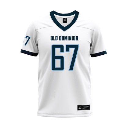 Old Dominion - NCAA Football : Kainan Miller - White Premium Football Jersey